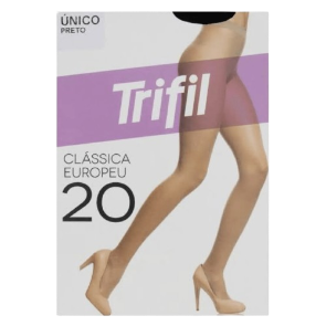 Meia Calça Trifil - Fio 20 Cor Preta Tamanho Único