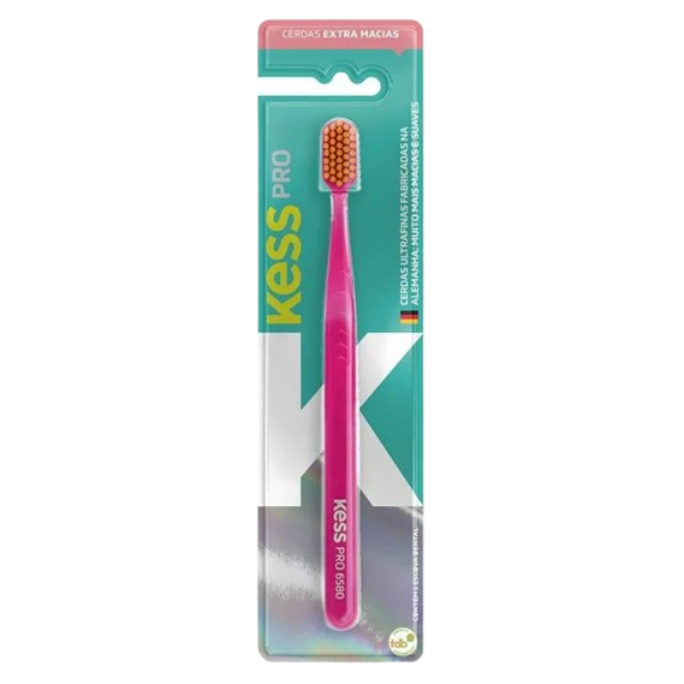 Escova Dental Kess Pro - Extra Macia 1 Unid. Cores Diversas