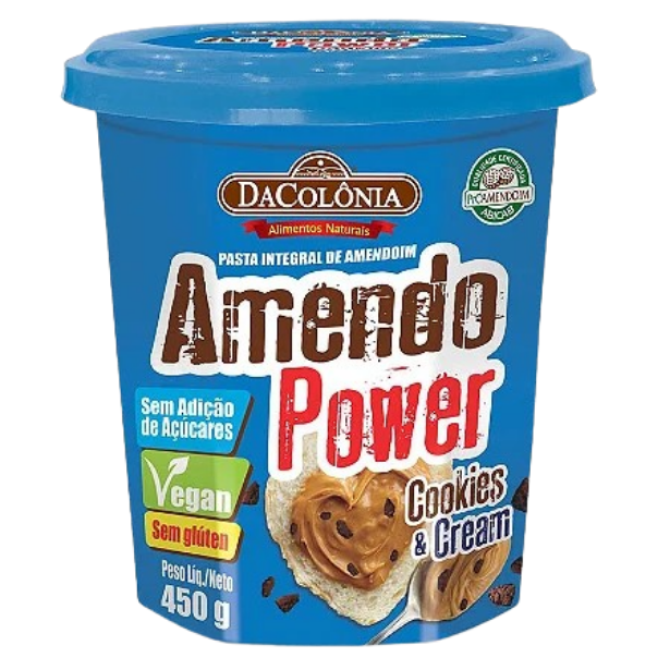 Pasta de Amendoim DaColônia - Cookies & Cream 450g