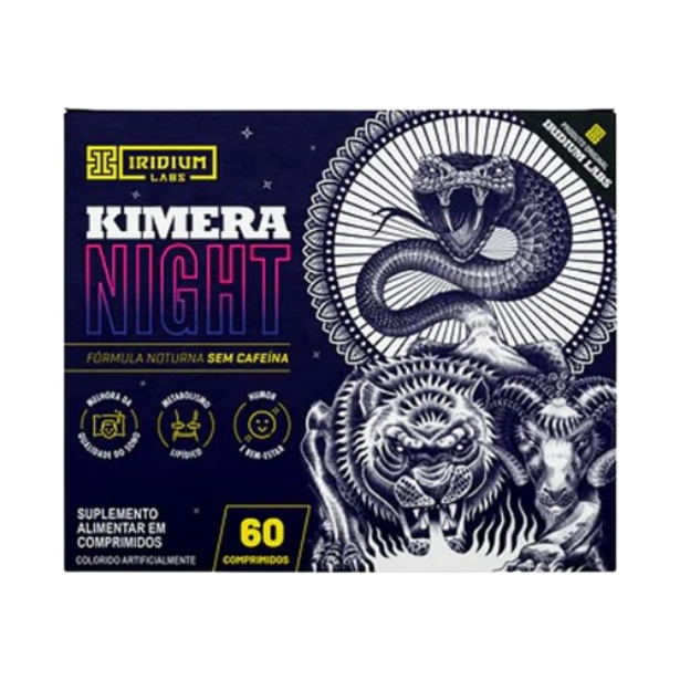 Kimera Night Iridium Labs - Melhora da Qualidade do Sono 60 Comprimidos
