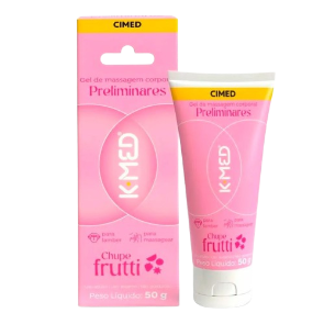 Gel de Massagem Preliminares K MED - Sabor Chupe Frutti 50g