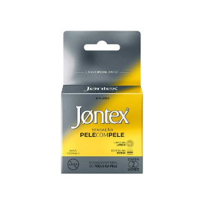 Preservativo Jontex Pele com Pele c/ 2 Unid. - Sem Látex