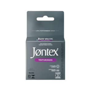 Preservativo Jontex Texturizado c/ 3 Unid.