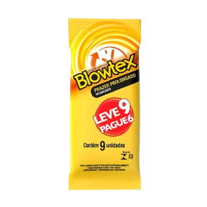 Preservativo Blowtex Retardante - Leve 9 Pague 6