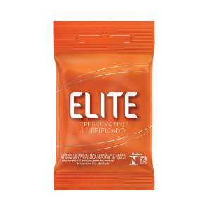 Preservativo Elite Lubrificado c/ 3 Unid.