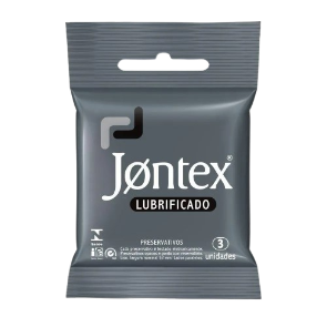 Preservativo Jontex Lubrificado c/ 3 Unid.