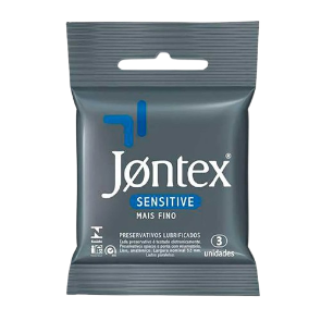 Preservativo Jontex Sensitive c/ 3 Unid.