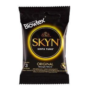 Preservativo Skyn Original c/ 3 Unid. - Sem Látex