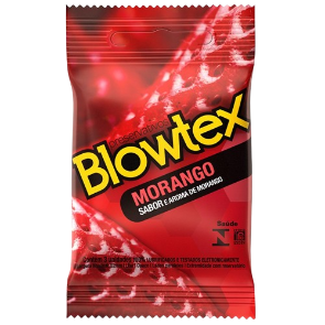 Preservativo Blowtex Morango c/ 3 Unid.
