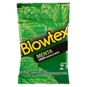 Preservativo Blowtex Menta c/ 3 Unid.