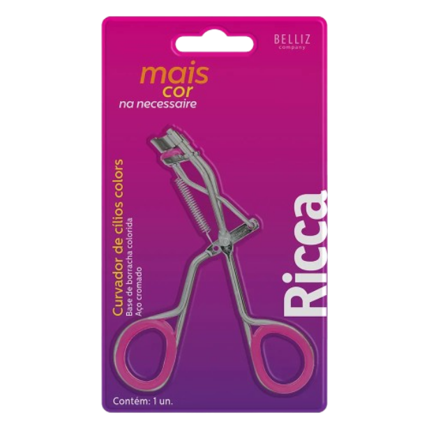 Curvador de Cílios Ricca - 1 Curvador + 1 Refil