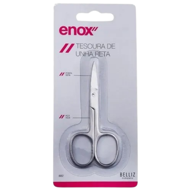 Tesoura de Unha Reta Enox