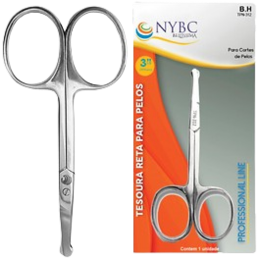 Tesoura Reta para Pelos NYBC