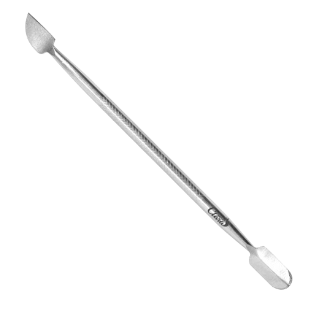 Espátula Inox Dupla para Cutícula Santa Clara