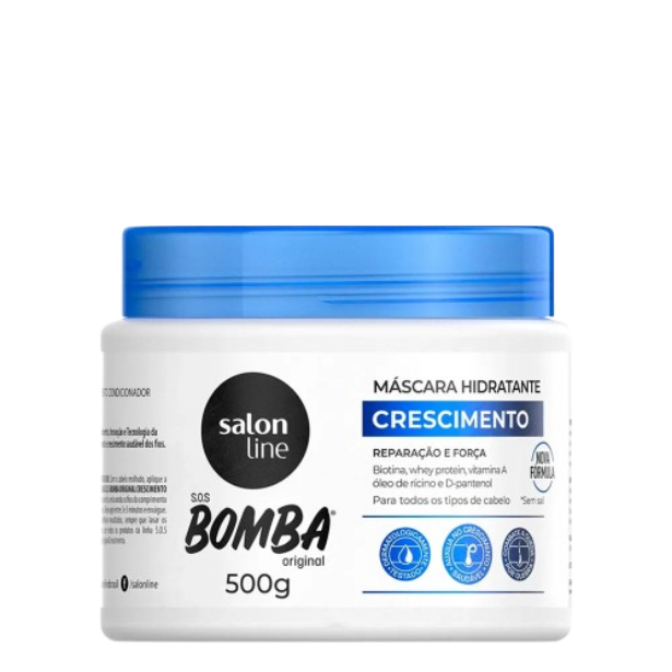 Máscara Hidratante Salon Line S.O.S Bomba Crescimento 500ml
