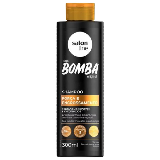 Shampoo Salon Line S.O.S Bomba Força e Engrossamento 300ml