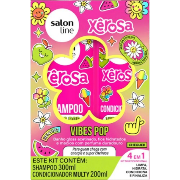 Kit Salon Line Xêrosa - Shampoo 300ml + Condicionador 200ml