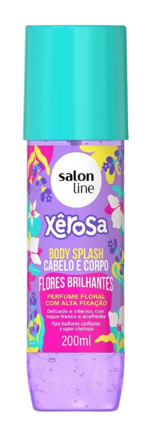 Body Splash Cabelo e Corpo Salon Line Xêrosa - Flores Brilhantes 200ml