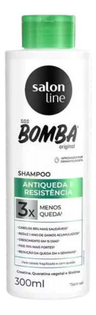 Shampoo Salon Line S.O.S Bomba Antiqueda e Resistência 300ml