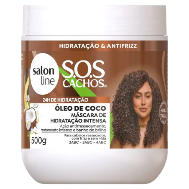Máscara de Hidratação Intensa Salon Line Óleo de Coco 500g