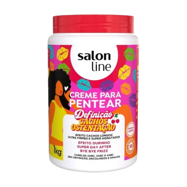 Creme para Pentear Salon Line Definição Cachos Ostentação 1kg