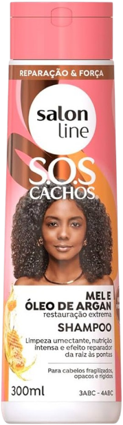 Shampoo Salon Line S.O.S Cachos Mel e Óleo de Argan 300ml