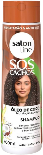 Shampoo Salon Line S.O.S Cachos Óleo de Coco 300ml