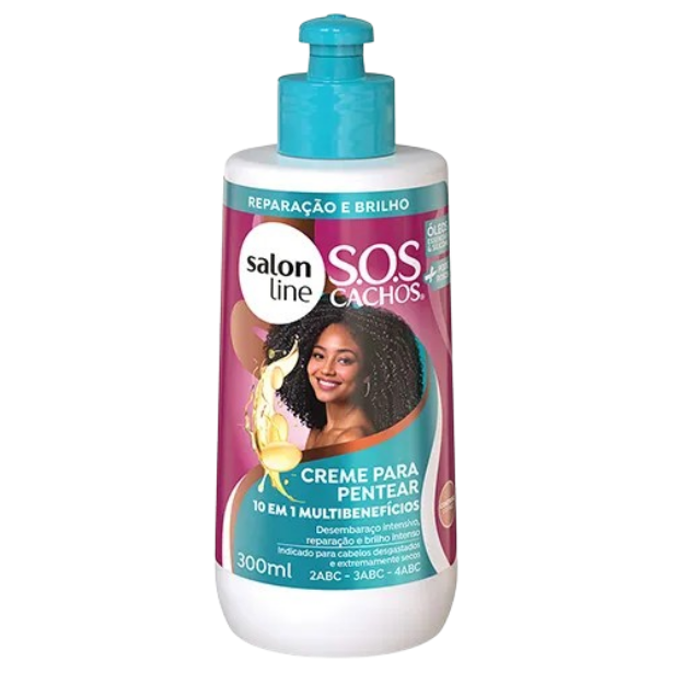 Creme para Pentear Salon Line S.O.S Cachos 10 em 1 - 300ml