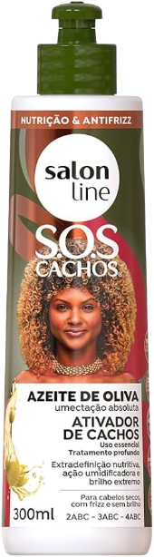 Ativador de Cachos Salon Line S.O.S Cachos Azeite de Oliva 300ml