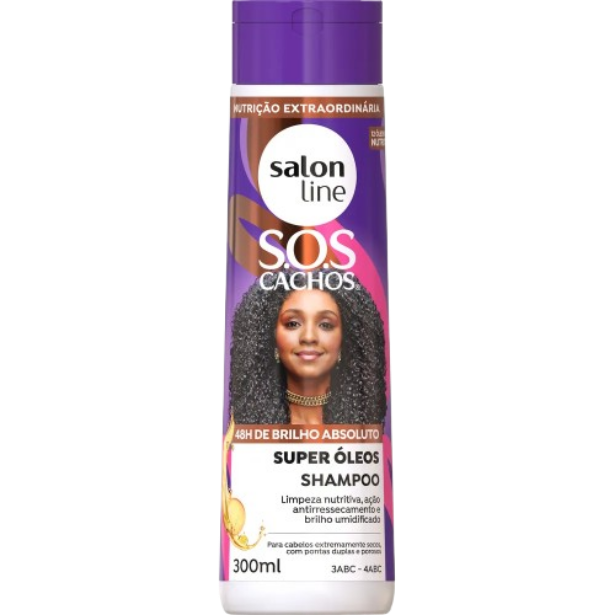 Shampoo Salon Line S.O.S Cachos Super Óleos 300ml