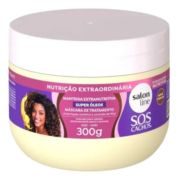 Máscara de Tratamento Salon Line S.O.S Cachos Super Óleos 300g