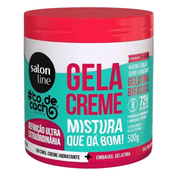 Gelatina Bifásica Salon Line Gel e Creme 500g