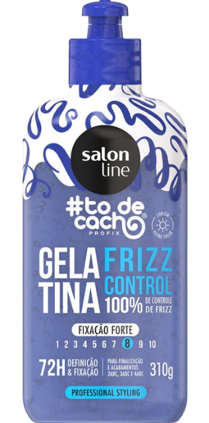 Gelatina Salon Line Frizz Control - Fixação Forte 310g